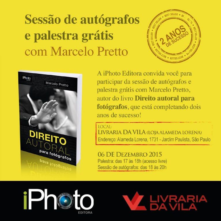 Marcelo Pretto comemora 2 anos do seu livro com palestra grátis e sessão de autógrafos!